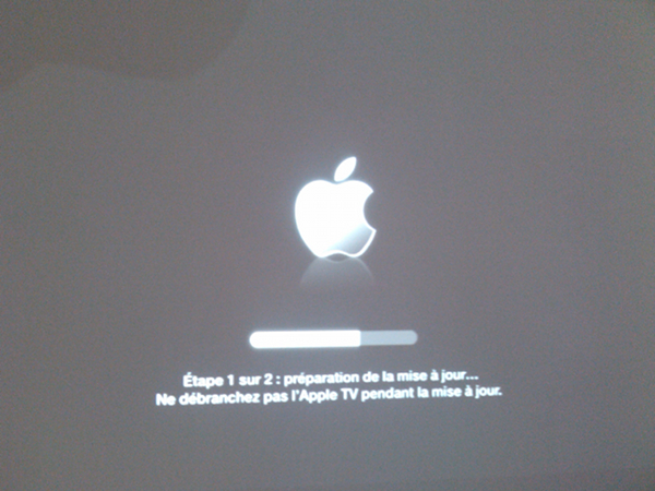 apple tv maj étape 1