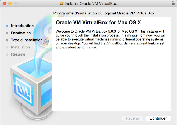 installation virtualbox 5