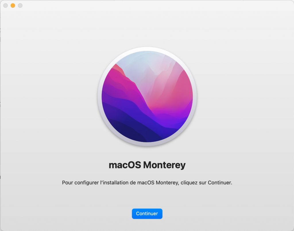 continuer - macOS Monterey