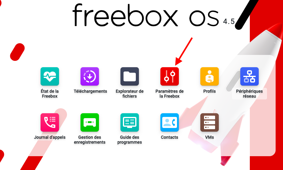 Accueil Freebox OS